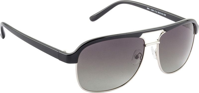 Polarized Wayfarer Sunglasses (55)  (For Men & Women, Green)