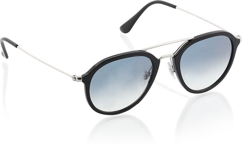 Gradient Aviator Sunglasses (50)  (For Men & Women, Blue)