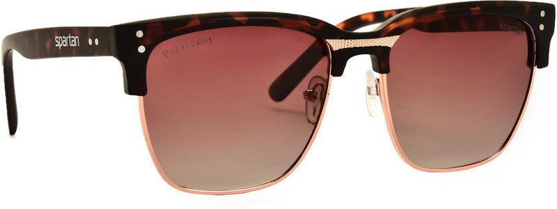 Polarized Wayfarer Sunglasses (54)  (For Boys & Girls, Brown)