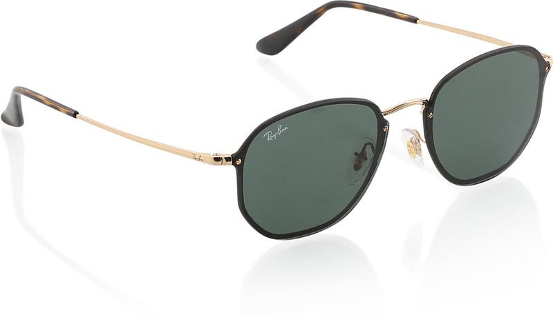 UV Protection Retro Square Sunglasses (58)  (For Men & Women, Green)