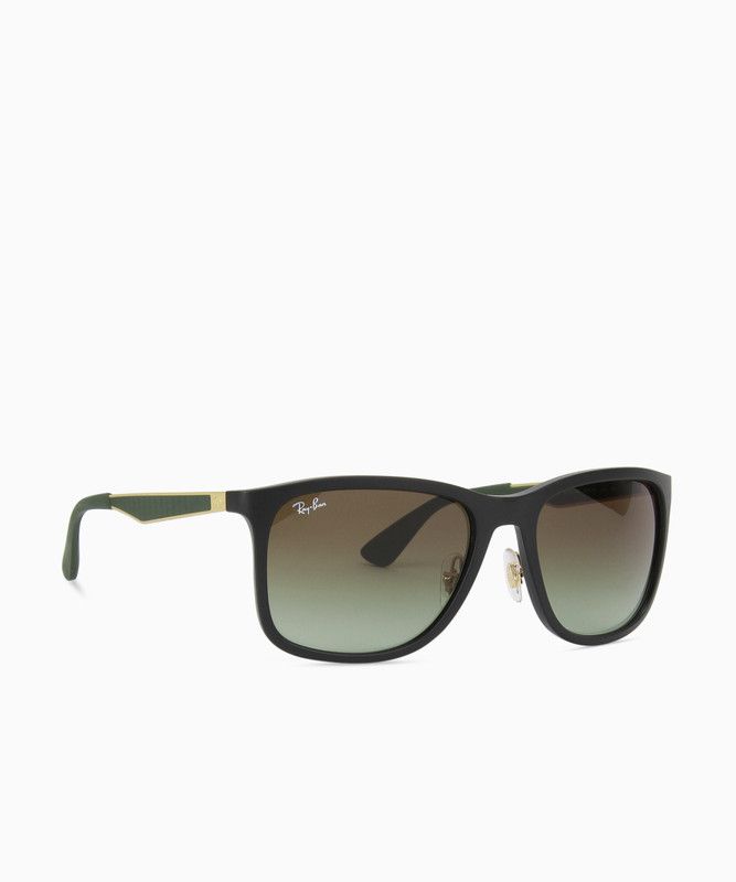 Gradient, UV Protection Retro Square Sunglasses (58)  (For Men, Brown)