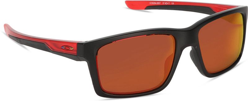 MAINLINK Rectangular Sunglass  (For Men, Red)