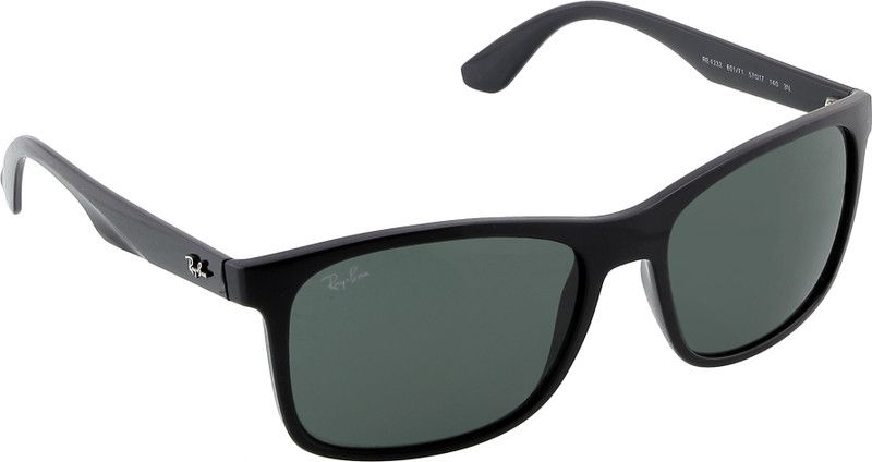 UV Protection Retro Square Sunglasses (57)  (For Men, Green)