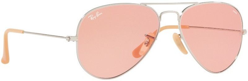UV Protection Aviator Sunglasses (55)  (For Men & Women, Pink)