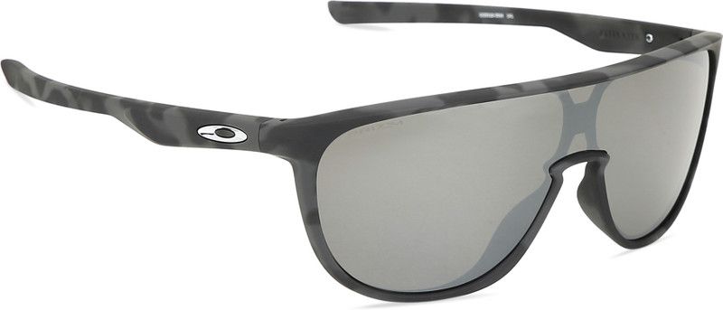 TRILLBE Retro Square Sunglass  (For Men & Women, Black)
