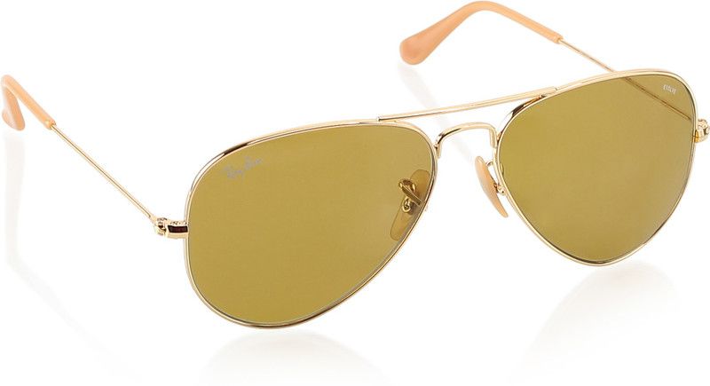 UV Protection Aviator Sunglasses (54)  (For Men, Blue)