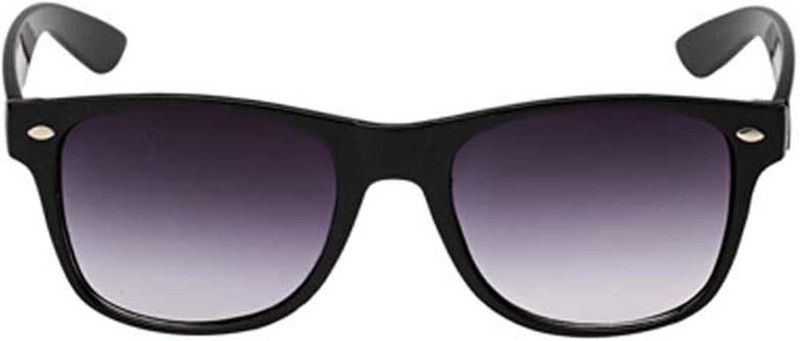 UV Protection, Gradient Wayfarer Sunglasses (52)  (For Men & Women, Grey, Black)
