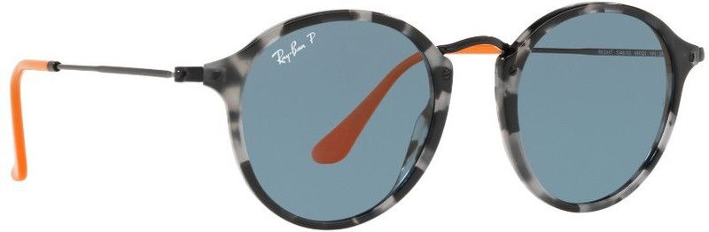 UV Protection Round Sunglasses (52)  (For Men & Women, Blue)