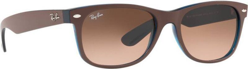 Gradient Wayfarer Sunglasses (52)  (For Men, Brown)