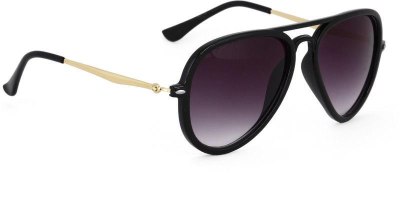 UV Protection Aviator Sunglasses  (For Men, Black)