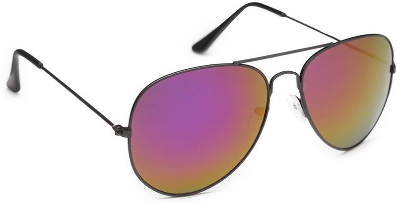 UV Protection Aviator Sunglasses (62)  (For Men & Women, Silver)