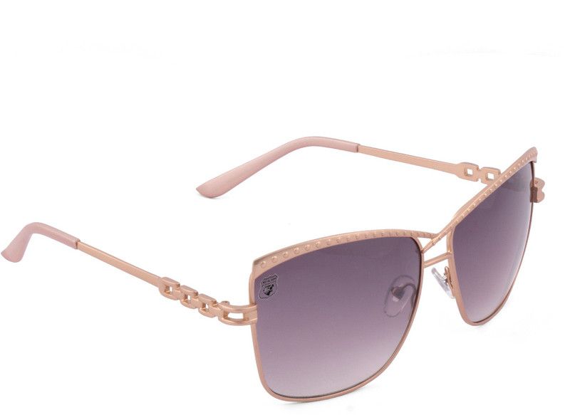 Over-sized Sunglasses (Free Size)  (For Women, Black)