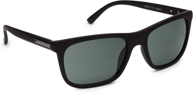 UV Protection Retro Square Sunglasses (66)  (For Men & Women, Green)