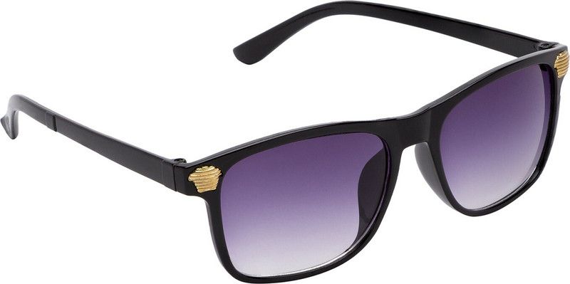 UV Protection Wayfarer Sunglasses (53)  (For Men & Women, Blue, Black)