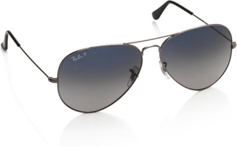 UV Protection Aviator Sunglasses (62)  (For Men, Grey)