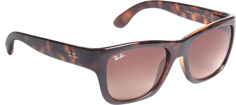 UV Protection Wayfarer Sunglasses (53)  (For Women, Brown)