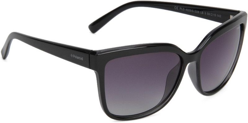Polarized Wayfarer Sunglasses (Free Size)  (For Women, Grey)