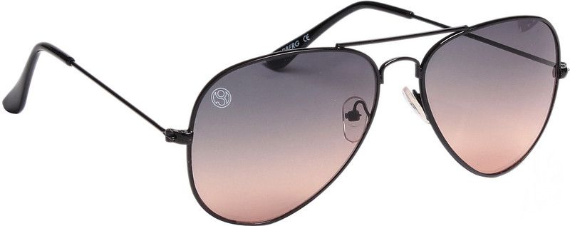 Aviator Sunglasses (59)  (For Men, Orange)