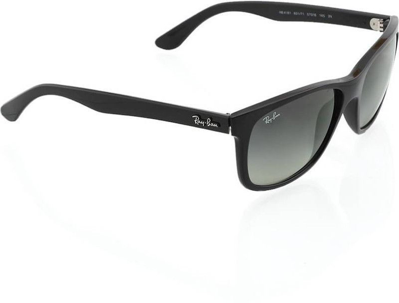 Gradient Retro Square Sunglasses (57)  (For Men, Grey)