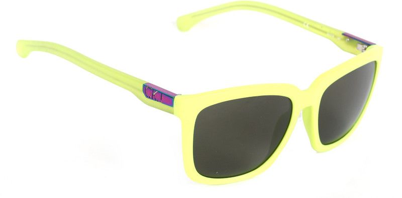 Gradient Rectangular Sunglasses (56)  (For Men & Women, Grey)