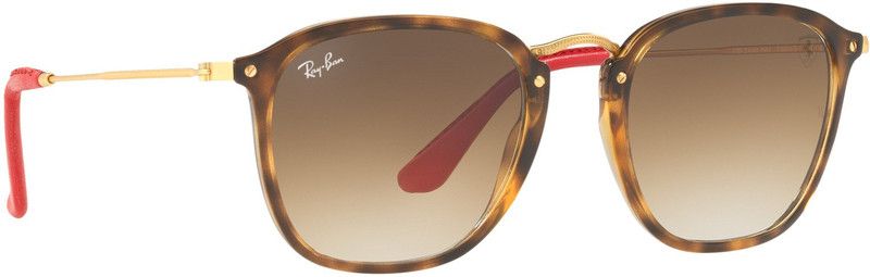 Gradient Clubmaster Sunglasses (51)  (For Men, Brown)