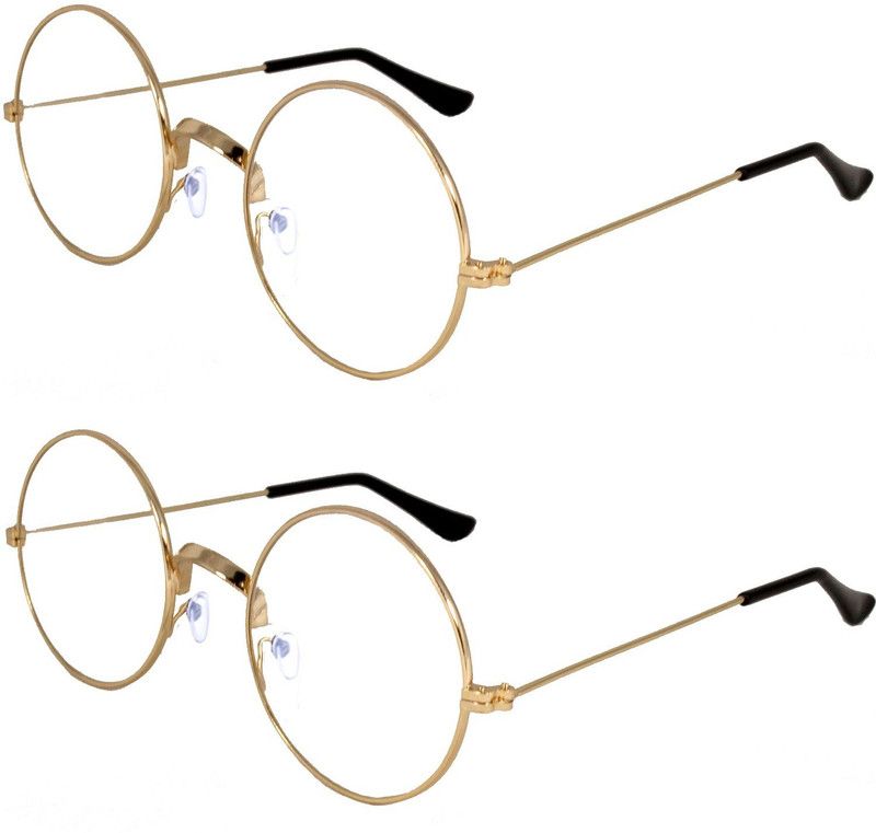UV Protection Round Sunglasses (58)  (For Men & Women, Clear)