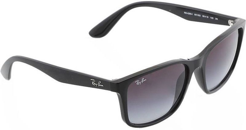 Gradient Retro Square Sunglasses (56)  (For Men, Grey)