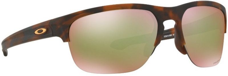SLIVER EDGE Rectangular Sunglass  (For Men, Blue)