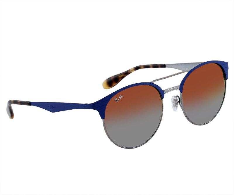UV Protection Round Sunglasses (Free Size)  (For Men & Women, Violet, Pink)