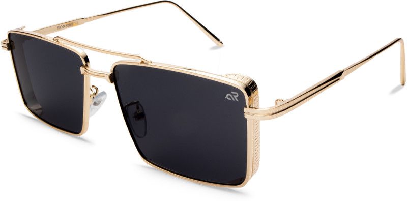 UV Protection, Riding Glasses, Night Vision, Gradient Rectangular, Spectacle Sunglasses (55)  (For Men & Women, Multicolor)