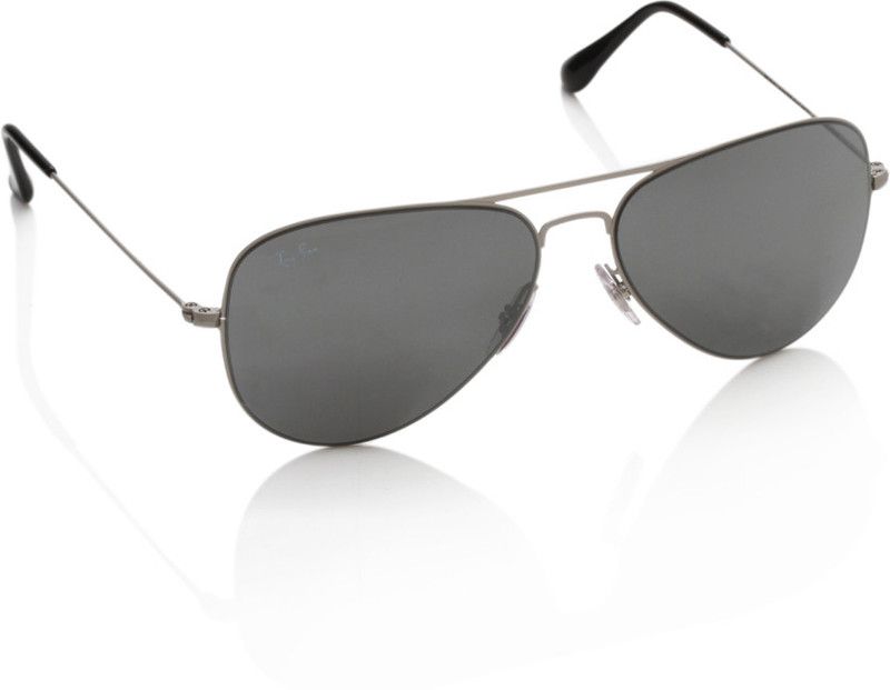 Aviator Sunglasses (58)  (For Men, Grey)