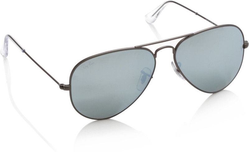Aviator Sunglasses (58)  (For Men, Green)