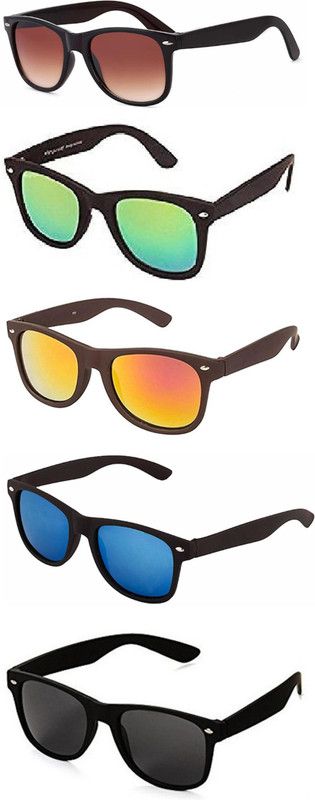UV Protection Wayfarer Sunglasses (Free Size)  (For Men, Multicolor)