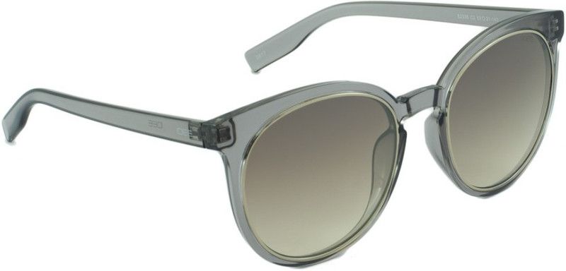 Mirrored Round Sunglasses (53)  (For Women, Silver)