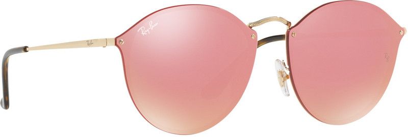 Mirrored Round Sunglasses (59)  (For Men & Women, Pink)