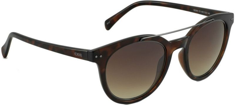 Gradient Oval Sunglasses (50)  (For Men & Women, Brown)