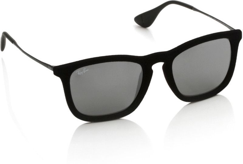 Wayfarer Sunglasses (54)  (For Men, Grey)