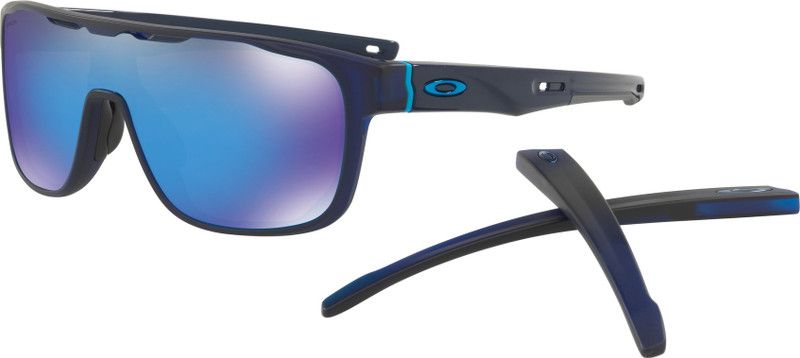 CROSSRANGE SHIELD Rectangular Sunglass  (For Men, Blue)