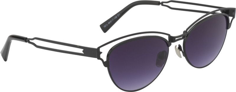 Gradient Aviator Sunglasses (58)  (For Women, Grey)