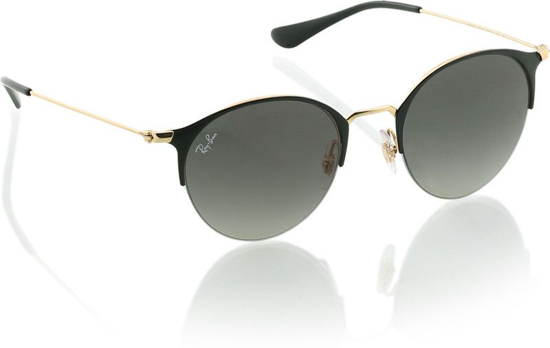 Gradient Clubmaster Sunglasses (50)  (For Men, Grey)