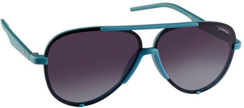 Polarized Aviator Sunglasses (60)  (For Men & Women, Grey)