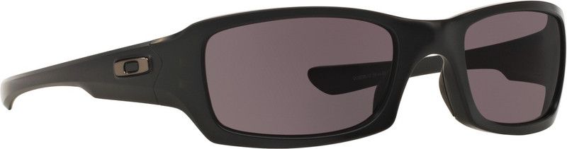 FIVES SQUARED Rectangular Sunglass  (For Men, Grey)