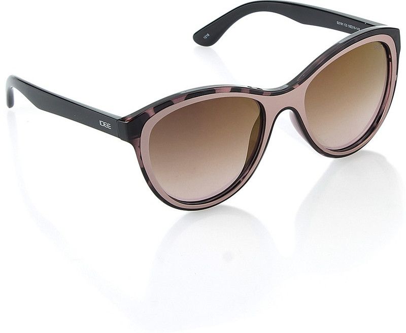 Mirrored Round Sunglasses (55)  (For Women, Violet)