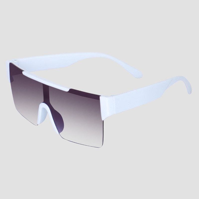 UV Protection, Gradient, Polarized, Night Vision, Others Over-sized, Retro Square Sunglasses (Free Size)  (For Men & Women, Brown)