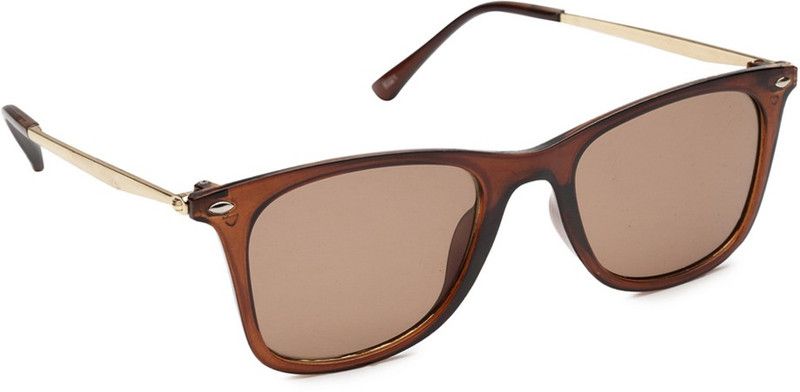 UV Protection Wayfarer Sunglasses (54)  (For Men & Women, Brown)