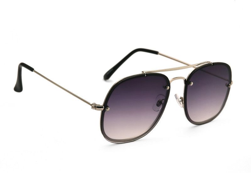 UV Protection Retro Square Sunglasses (58)  (For Men & Women, Black)