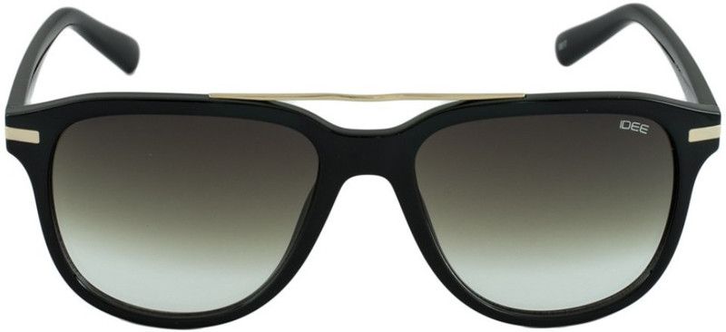 Gradient Rectangular Sunglasses (56)  (For Men, Green)