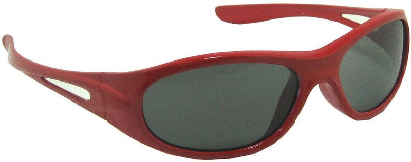 UV Protection Oval Sunglasses (55)  (For Boys, Black)