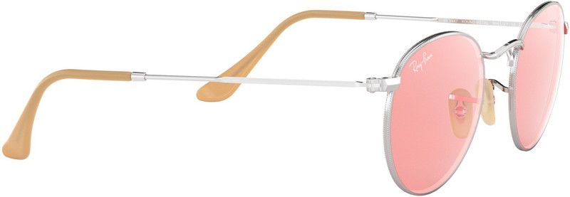UV Protection Round Sunglasses (50)  (For Men & Women, Pink)