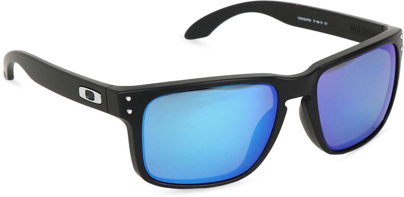 HOLBROOK Retro Square Sunglass  (For Men & Women, Blue)